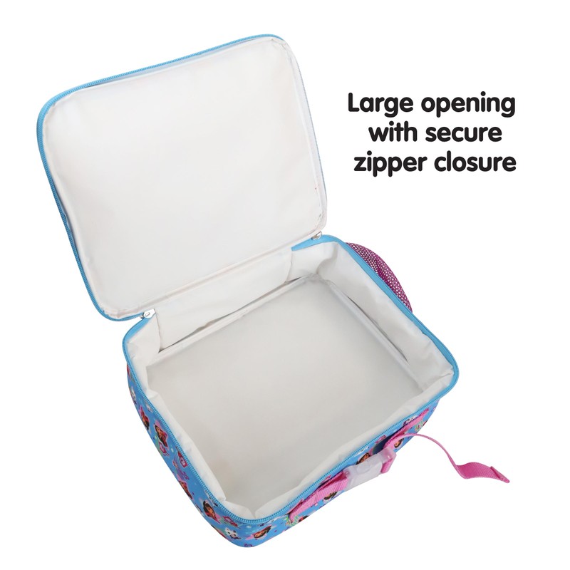 Gabby Dollhouse Lunch Bag with Clip