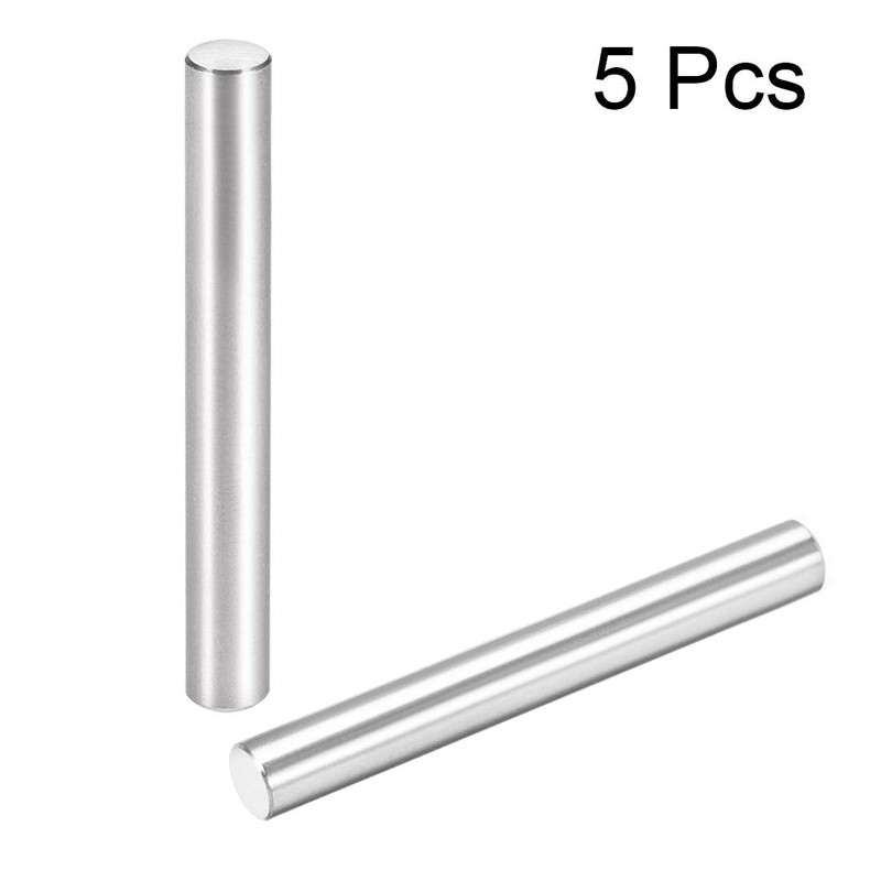 TOP-VIGOR 5Pcs 6mm x 50mm Dowel Pins Shelf Support Pegs,