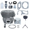 Atunee 47mm Cylinder Piston Gaskets Kit for Husqvarna 357XP 359