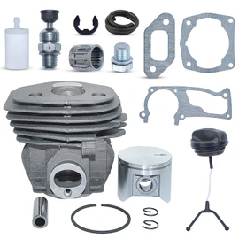 Atunee 47mm Cylinder Piston Gaskets Kit for Husqvarna 357XP 359 Rancher EPA 357 XP Compatible with Jonsered CS2156 CS2159 Chainsaw with Needle Bearing Fuel Filter Spark Plug 537157302 537157304