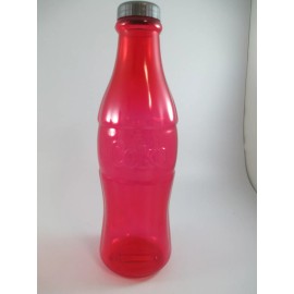 Coca-Cola Plastic 12" Red Contour Bottle Coin Bank