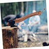 Totority 2pcs Ergonomic Wooden Hatchet Handle Replacement Non Skid Design