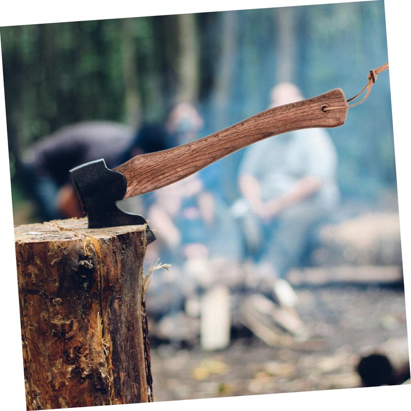Totority 2pcs Ergonomic Wooden Hatchet Handle Replacement Non Skid Design