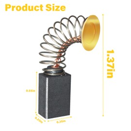 126984 Carbon Brush with Spring, fit for Miller Welder Arc Welding Equipment Replacement Parts