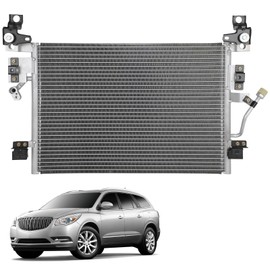 OCPTY A/C AC Condenser Compatible with 1995-1997 for Toyota for Tacoma, Replace 4664 condenser, 8846104020 Condensers Air Conditioning Condenser