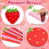 Funrous 17 Pcs Strawberry Party Decorations Set Strawberry Birthday Paper