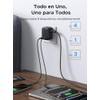 UGREEN 8 en 1 Regleta Multicontacto Pared, 4 Salidas CA