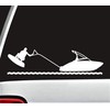 Wakeboard Water Skiing Speedboat Decal Sticker for Car Window 8