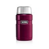 Thermos Food Flask, Stainless Steel, Raspberry, 710ml