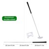 Golf Putter Set Portable Mini Golf Equipment Practice Kit with