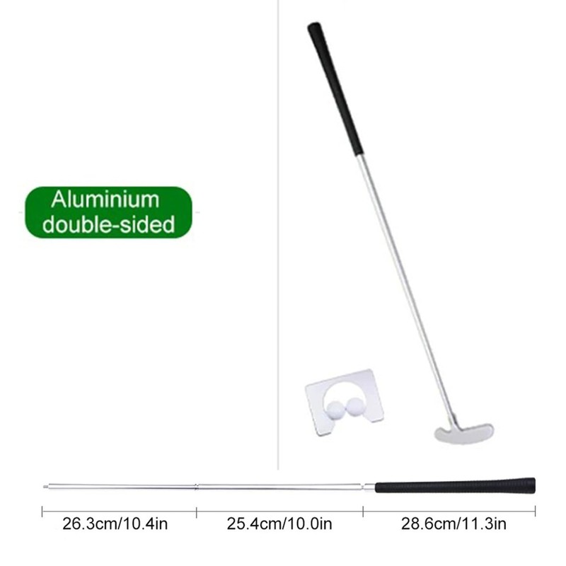 Golf Putter Set Portable Mini Golf Equipment Practice Kit with