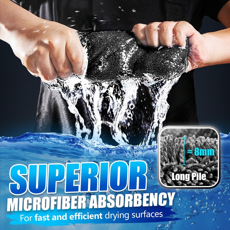 Airlab Twisted Loop XL Car Drying Towel - 60x40cm 1200GSM