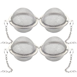 4pcs Tea Strainer, Fine Mesh Tea Infuser and Loose Tea Infuser and Tea Strainers for Loose Tea Ideal for Steeping and Tea Filter