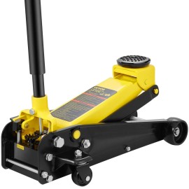 3 Ton Steel Hydraulic Floor Jack 12 In Min Height Car Jack Single PistonNumber of Hydraulic Cylinder: Single Cylinder, Load Capacity: 3 T