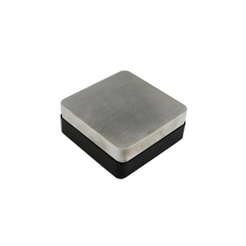 Jewellers Tools 2.5" RUBBER/STEEL BLOCK : Solid Dapping Doming Bench