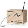 A-Premium Automatic Transmission Oil Cooler Line Hose Assembly Compatible with