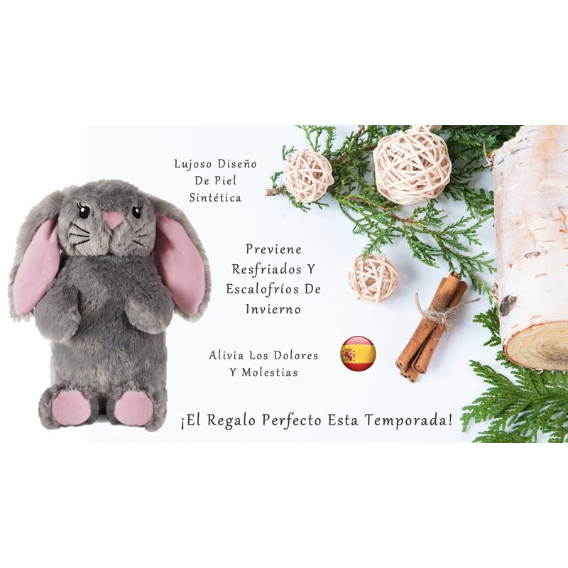 Cute, Fun & Cuddly Hot Water Bottle in Luxurious Faux