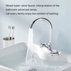 Wall Mount Kitchen Stainless Steel Smooth Surface 2 Handles Faucet