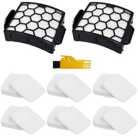 UV900 Replacement Filters for Shark Performance Lift Away UV850 UV900 DuoClean Upright Vacuum, 2 Filters and 6 Foam & Felt Filters, Compare to Part XHF320 and XFFK602UKT