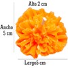 Set de 12 velas de cempásuchil con forma y aroma
