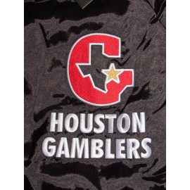 Royal Retros Houston Gamblers Defunct USFL Vintage Style Satin Varsity Jacket Men's Large