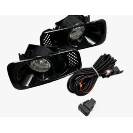 Fog Lights Compatible with Honda Civic 1999 2000 With Switch And Wiring Kit Clear Lens