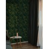 Fiula Green and Gold Wallpaper Peel and Stick wallpaper78.7 x17.3