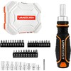 VANQUISH 41 Piece Magnetic Ratchet Screwdriver Set with Storage Case