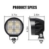 Exzeit 160W 3.5 Inch Led Light Pods, 16000 LMS Flood