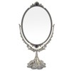 MakeUp Mirror EuropeanStyle Metal Retro DoubleSided Mirror for Bathroom Bedroom