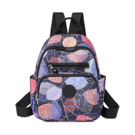 SODOLLEE Backpack Women Small Fashion Rucksack Girls School Bag Ladies Casual City Daypack Bags Waterproof Nylon for Campus Travel Camping Multicolour F