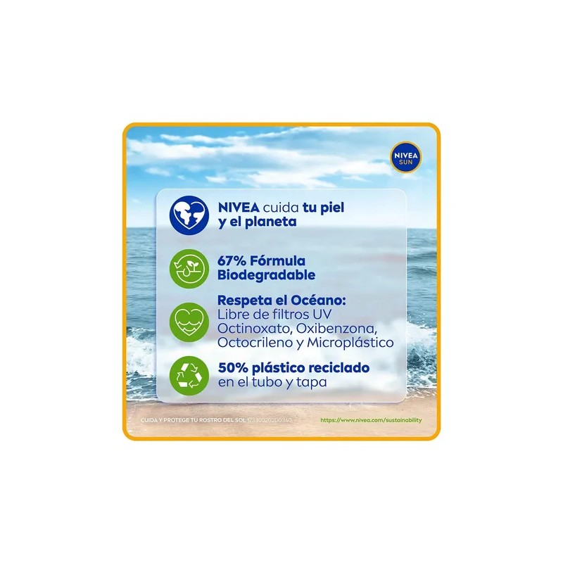 Protector Solar Facial Nivea Sun Control Brillo Fps50 50ml Nivea
