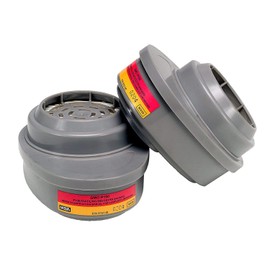 MSA 815364 Advantage Respirator Cartridge - Organic Vapor/Acid Gas/P100 (GMC: OV, CL, SD, CD, HC, HS), Quantity: 2 per Pack, Chemical & Combination Air-Purifying Respirator Filter