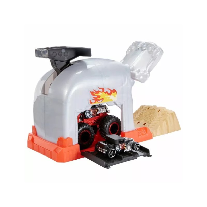 Hot Wheels Monster Truck Pit & Launch Play Sets Team