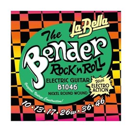 La Bella B1046 Bender Nickel Round Wound Electric Guitar String 10-46