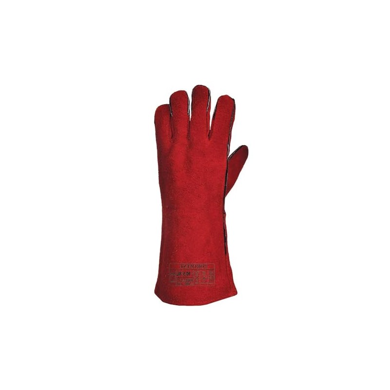 Portwest Welders Gauntlet, Color: Red, Size: XL, A500RERXL