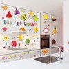 Condessacity Wall Stickers Kids Fruit Party Wall Stickers Cartoon Fruit