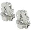 2 PCS 90 Degree Page Turning Axis Cabinet Door Hidden