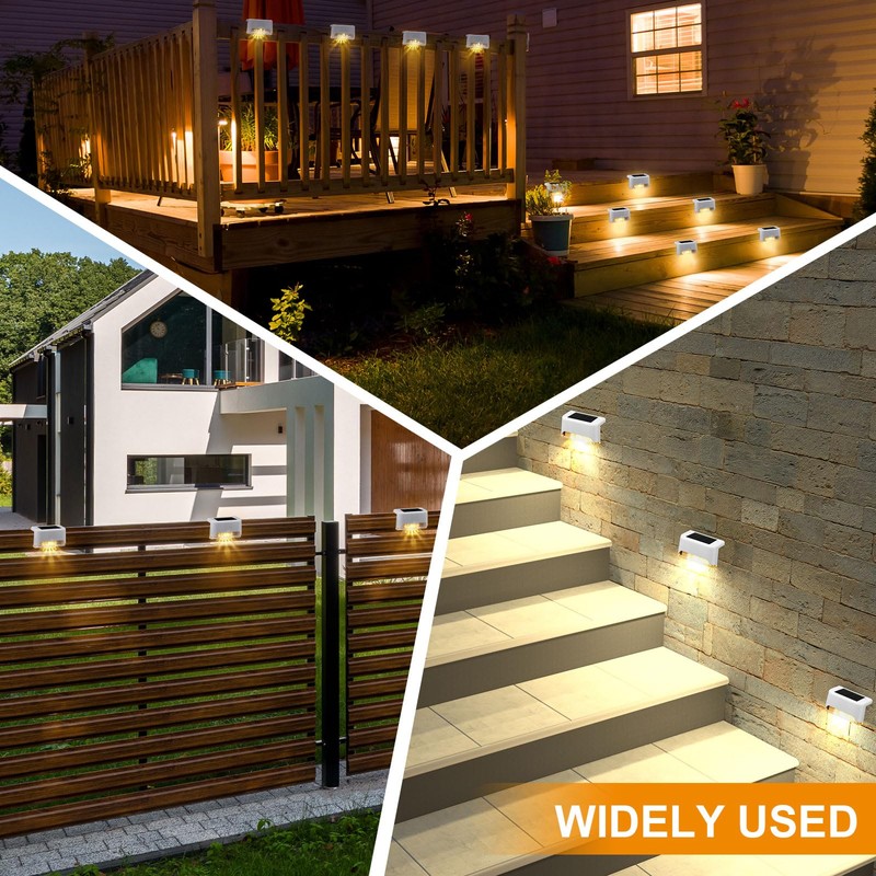 Geelin 32 Pcs Solar Deck Lights Outdoor, Waterproof LED Solar