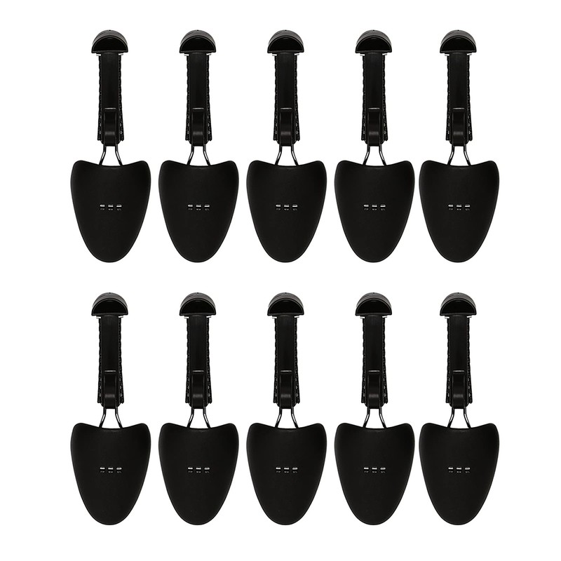 Happysnow 5 Pairs Practical Plastic Length Adjustable Men's Shoe Tree