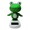 Cute Frog Solar Powered Dancing Swinging Animated Bobble Dancer Toy