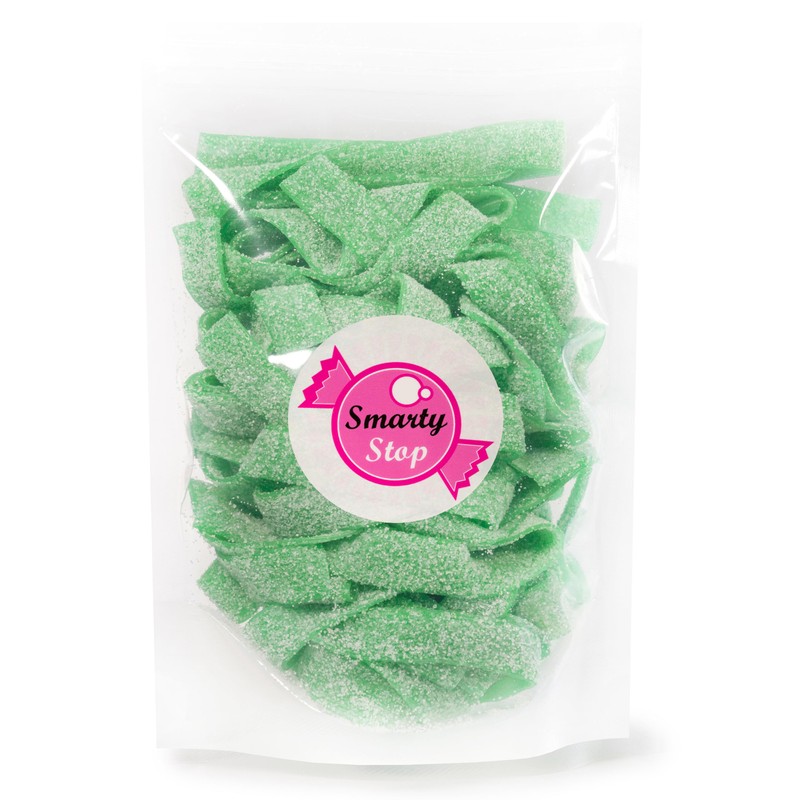 Smarty Stop Sour Gummy candy Strips (Green Apple, 1 Pound)