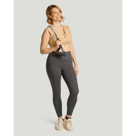 Tommie Copper Knee and Hip Support Compression Leggings - Seamless Comfort for Everyday Use-Gray-Large