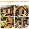 Solar-Powered Automatic Chicken Coop Door with LCD Display, Timer &