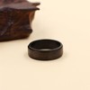 Mayfaith Black Titanium Steel Mens Ring - Bible Cross Anxiety