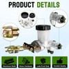 LOCOPOW Go Kart Hydraulic Brake Master Cylinder for 150cc 90cc