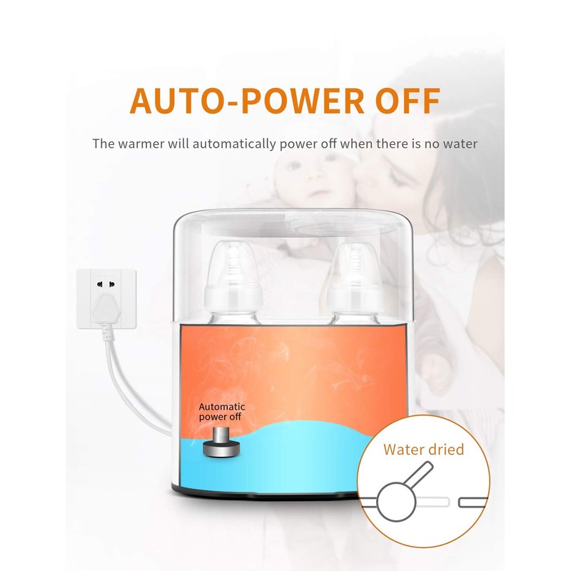nubite Double Baby Bottle Warmer 24H Constant Mode for All