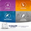 Color Scents Tall Kitchen Trash Bags -13 Gallon, 160 Total
