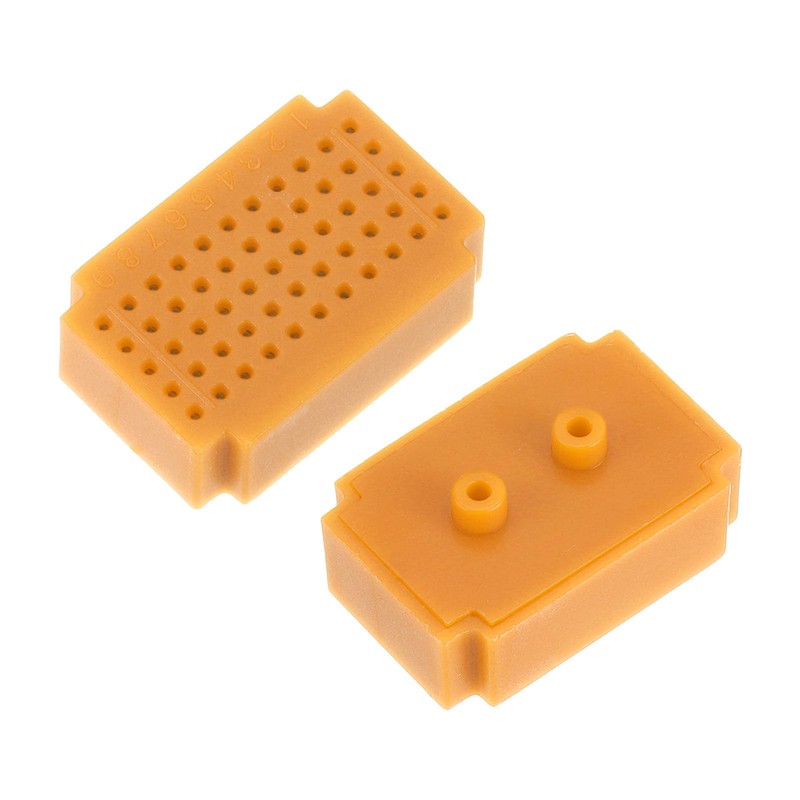 PATIKIL 4pcs Mini Breadboard, Solderless Breadboard Small Breadboard 55 Tie