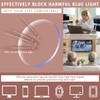 OPTOFENDY Progressive Multifocal Reading Glasses for Women Men, Square Blue